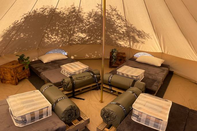 4 Share Spacious Bell Tent