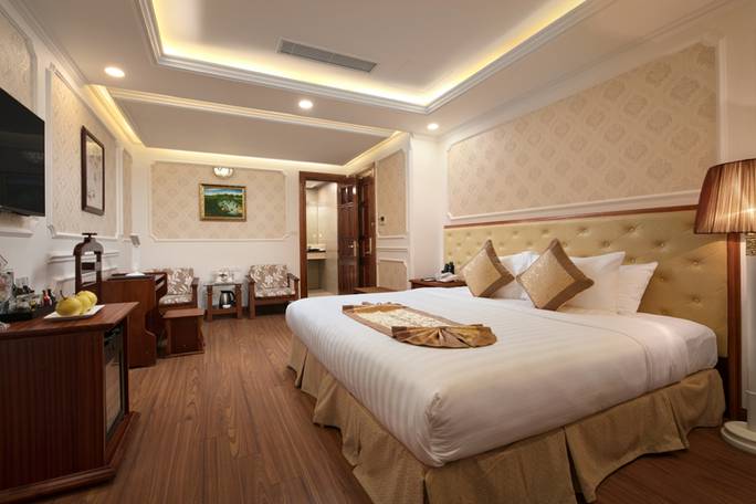 Golden luxury hotel