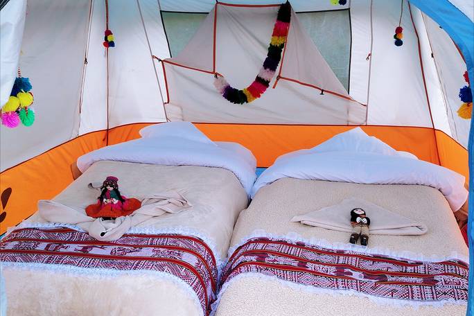 Luxury camping experience that feels like a stay in a boutique hotel.