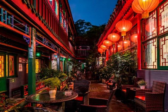 A boutique courtyard hotel in Hutong