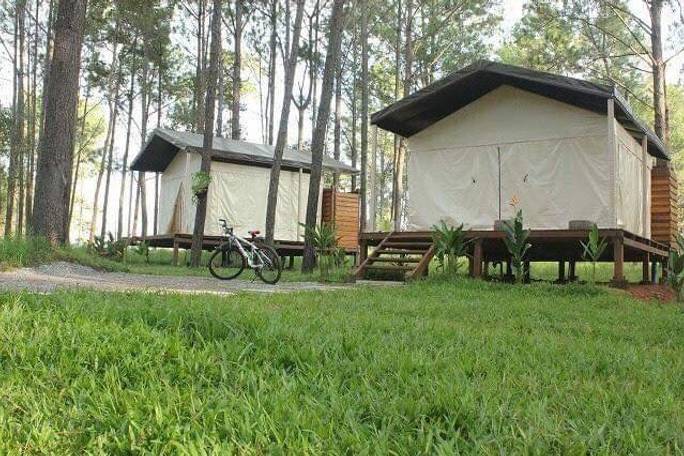 Outside of Twin Tents