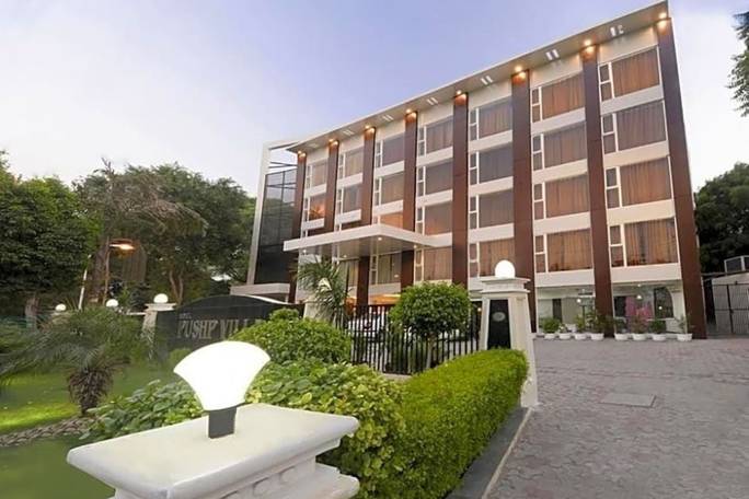 Hotel Pushp Villa – Exterior View, Agra