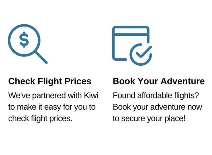 Vérifiez les prix des vols et réservez votre aventure