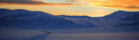 Snowed landscape in Norway