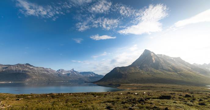 A fjord in Greenland
