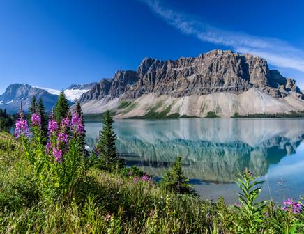 mountain view in Banff national park