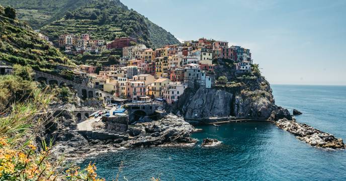 A colorful village at Cinque Terre