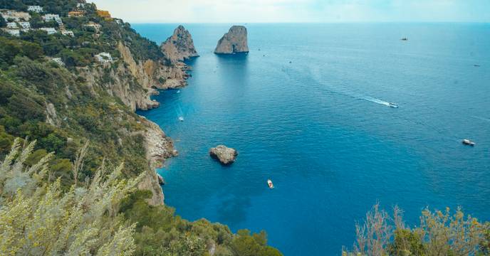 Stunning views of the sea