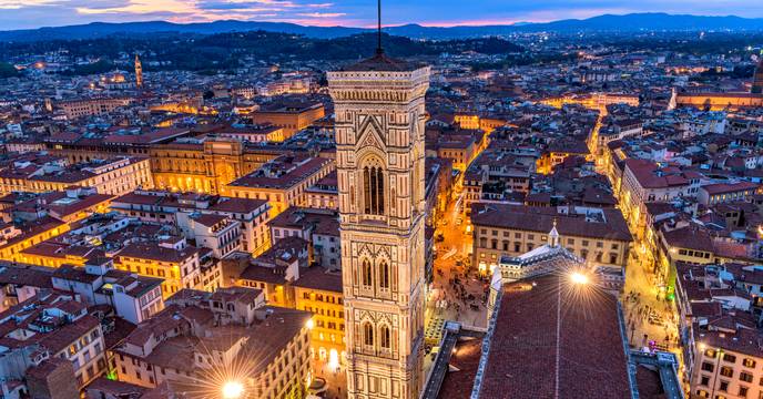 Tower of cathedral of Santa Maria del Fiore, Florence