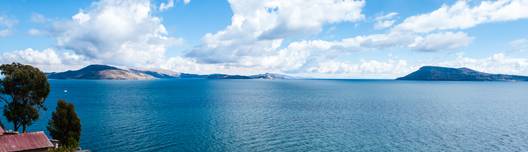 Striking view of Lake Titicaca