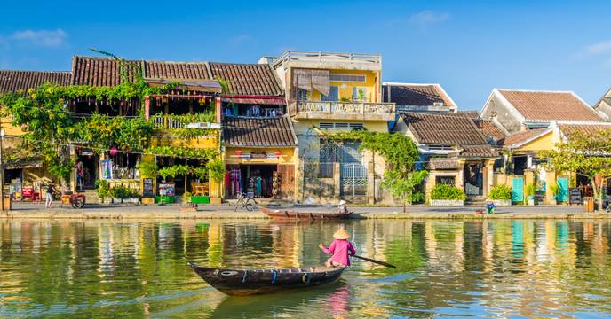 The ancient town of Hoi An