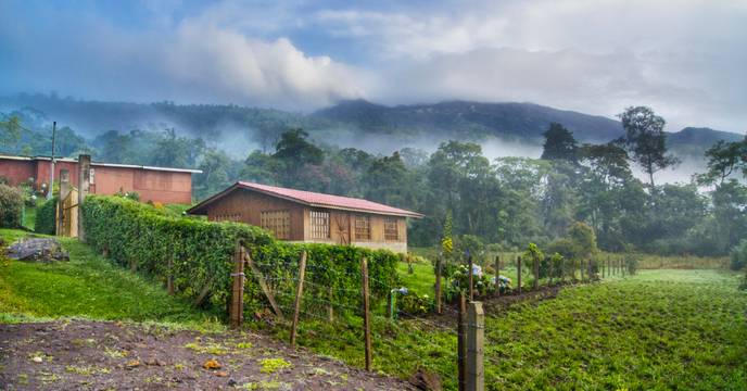 Green landscapes in Costa Rica