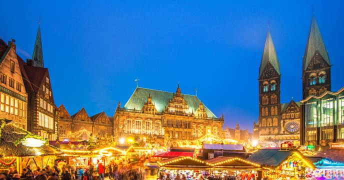Christmas market in Germany