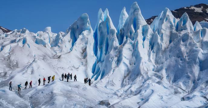 Snowy landscapes in Argentina