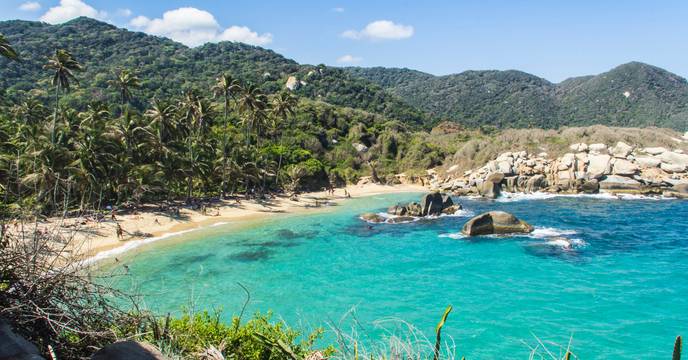 Beach in Colombia