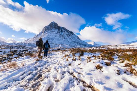 A winter walk in the Scottish countryside