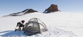 Camping in Antarctica