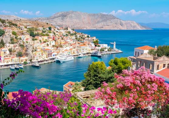 View on a greek island