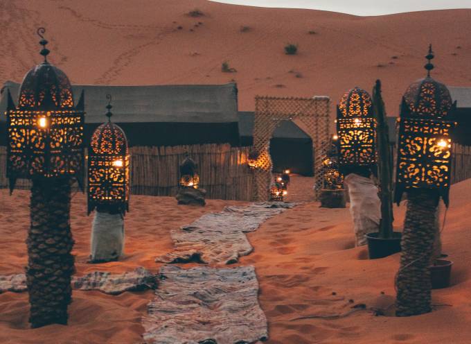 Sahara Desert camping