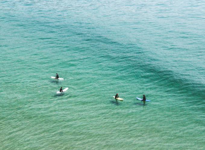 Surfers in Imsouane, Morocco