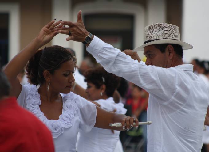 Couple dancing in Mexico