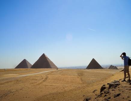 The pyramids in Egypt