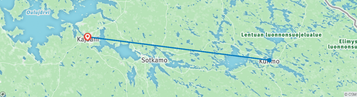 Kaart van Nieuwjaar in Finland – 7 dagen