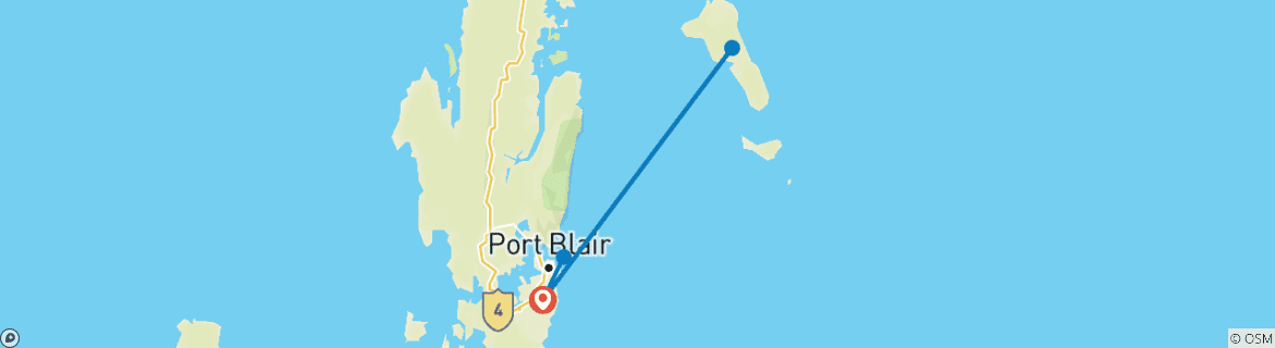 Imagen de un mapa que muestra la ruta del circuito