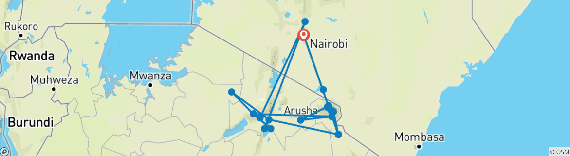 Imagen de un mapa que muestra la ruta del circuito