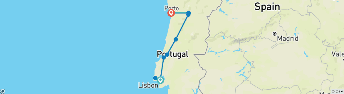 Imagen de un mapa que muestra la ruta del circuito