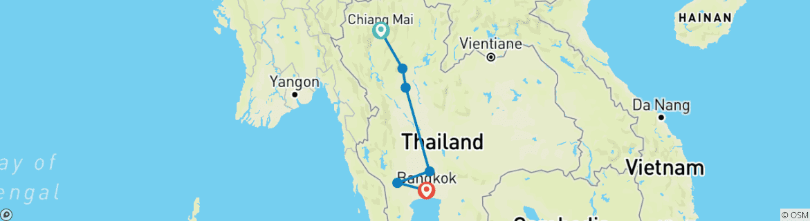 Imagen de un mapa que muestra la ruta del circuito