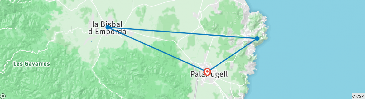 Imagen de un mapa que muestra la ruta del circuito