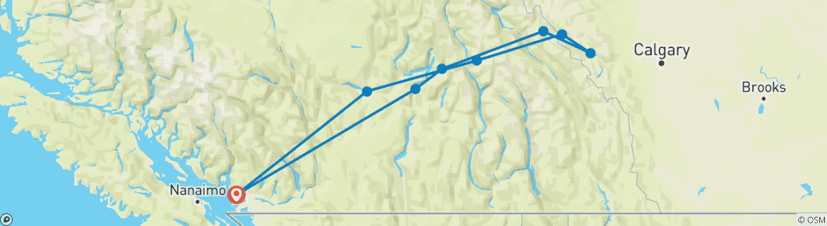 Imagen de un mapa que muestra la ruta del circuito