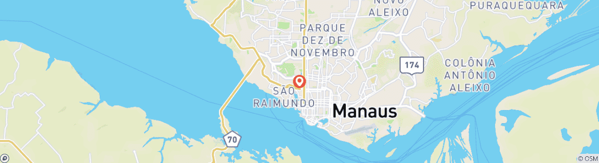 Carte du circuit Expérience durable dans la forêt amazonienne