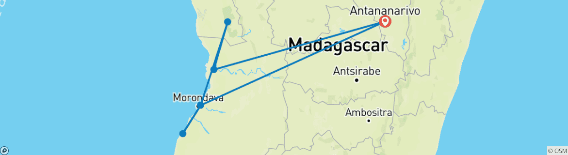 Imagen de un mapa que muestra la ruta del circuito