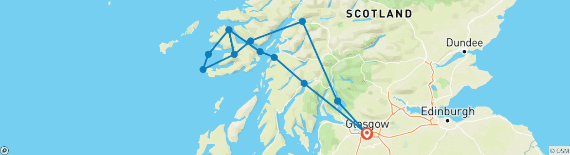 Imagen de un mapa que muestra la ruta del circuito