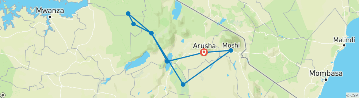 Imagen de un mapa que muestra la ruta del circuito