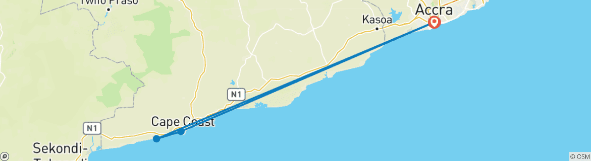 Imagen de un mapa que muestra la ruta del circuito