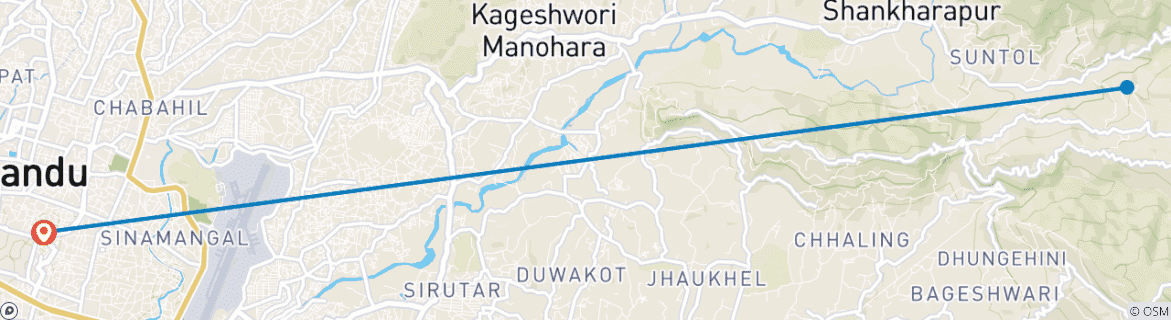 Imagen de un mapa que muestra la ruta del circuito