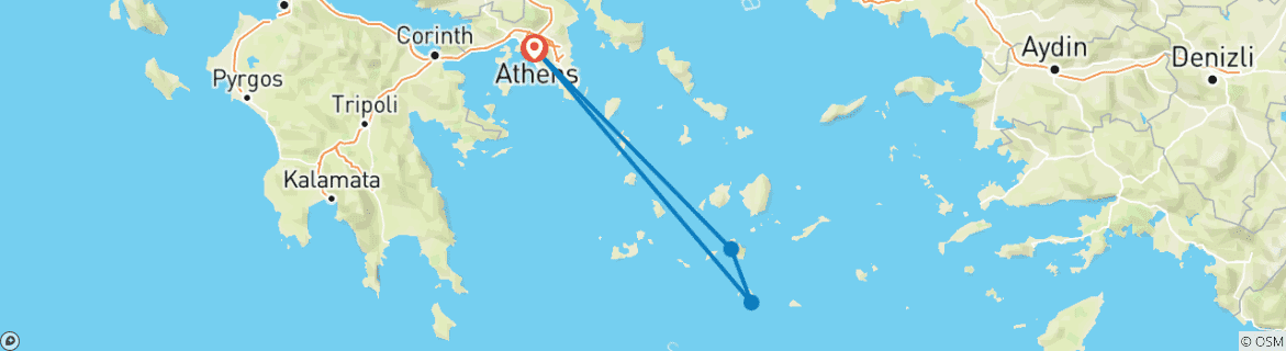 Imagen de un mapa que muestra la ruta del circuito