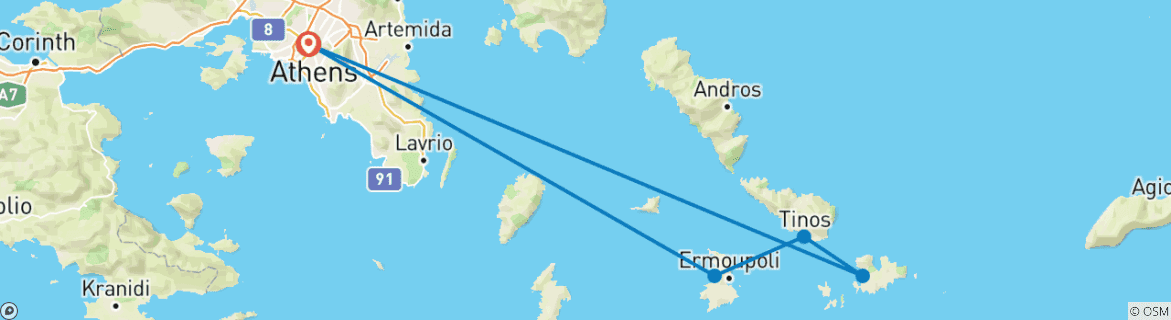 Imagen de un mapa que muestra la ruta del circuito
