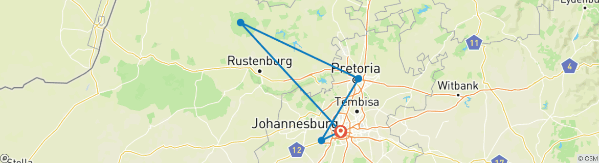 Imagen de un mapa que muestra la ruta del circuito