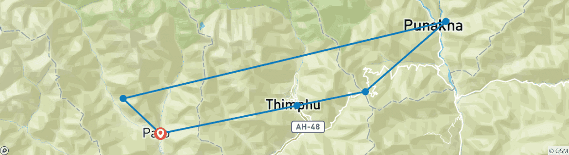 Imagen de un mapa que muestra la ruta del circuito