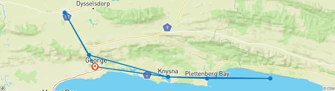 Imagen de un mapa que muestra la ruta del circuito