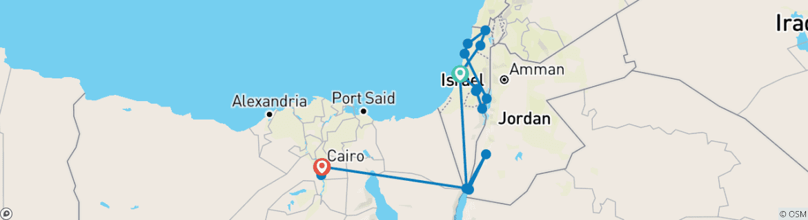 Imagen de un mapa que muestra la ruta del circuito