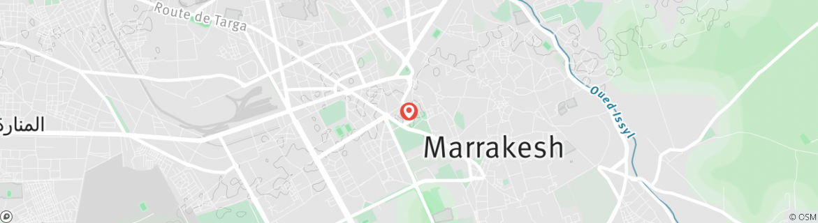 Image d'une carte montrant l'itinéraire du circuit