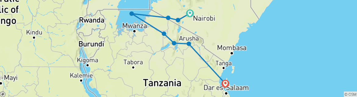 Imagen de un mapa que muestra la ruta del circuito