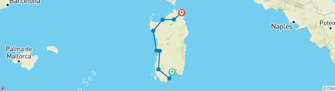 Imagen de un mapa que muestra la ruta del circuito