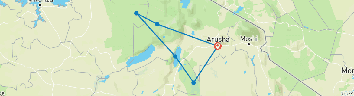Imagen de un mapa que muestra la ruta del circuito