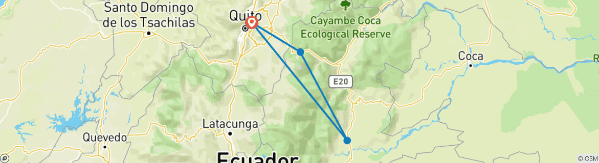 Imagen de un mapa que muestra la ruta del circuito